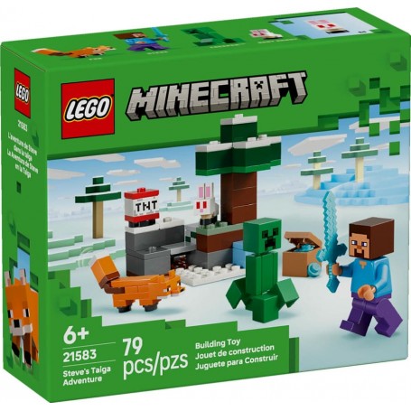 LEGO® 21583 MINECRAFT Steve a dobrodružství v tajze