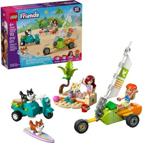 LEGO® 42641 FRIENDS Dobrodružství se surfujícími psy a skútrem