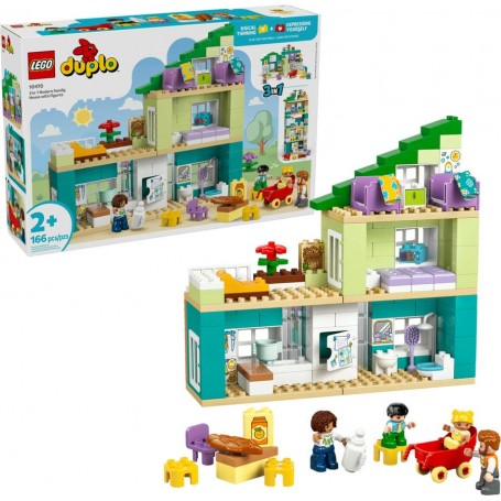 LEGO® 10470 DUPLO Moderní rodinný dům 3 v 1 s figurkami