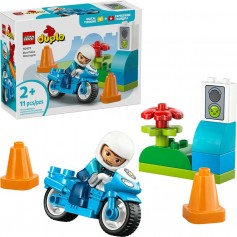 LEGO® 10471 DUPLO Modrá policejní motorka