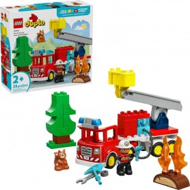 LEGO® 10473 DUPLO Hasičské auto s hadicí a hasičem