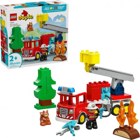 LEGO® 10473 DUPLO Hasičské auto s hadicí a hasičem
