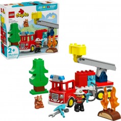 LEGO® 10473 DUPLO Hasičské auto s hadicí a hasičem