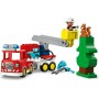LEGO® 10473 DUPLO Hasičské auto s hadicí a hasičem