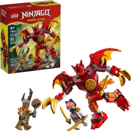 LEGO® 71851 NINJAGO Kaiuv bojový balíček s dračím oblekem