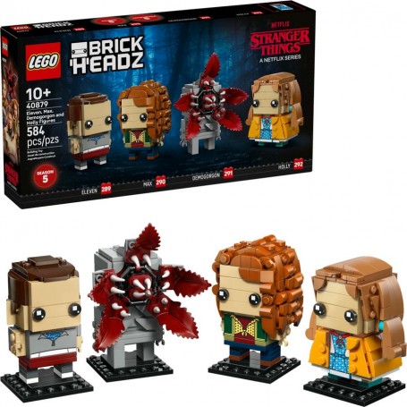 LEGO® 40879 BRICKHEADZ Stranger Things Jedenáctka, Max, Demogorgon a Holly