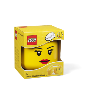 LEGO® STORAGE HEAD úložná hlava dívka velikost L