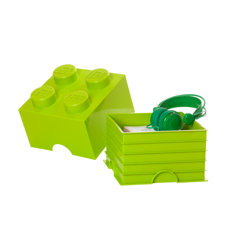 LEGO STORAGE BOX 4 Úložný box limetkově zelený