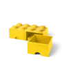 LEGO STORAGE BOX 8 Úložný box žlutý s šuplíky