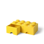 LEGO STORAGE BOX 8 Úložný box žlutý s šuplíky