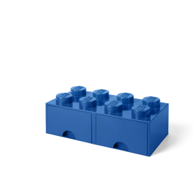 LEGO® STORAGE BOX 8 Úložný box modrý s šuplíky