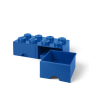 LEGO STORAGE BOX 8 Úložný box modrý s šuplíky