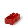 LEGO STORAGE BOX 4 Úložný box červený s šuplíky
