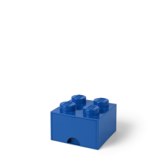 LEGO® STORAGE BOX 4 Úložný box modrý s šuplíky