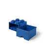 LEGO STORAGE BOX 4 Úložný box modrý s šuplíky