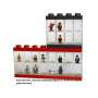 LEGO sběratelská vitrínka na 16 minifigurek - červená