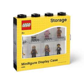 LEGO® sběratelská vitrínka na 8 minifigurek - černá