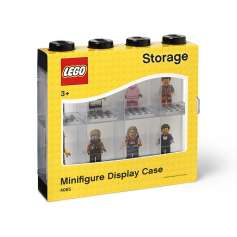 LEGO® sběratelská vitrínka na 8 minifigurek - černá