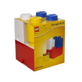 LEGO® Mix multi-pack 4 Úložné boxy - žlutá, modrá, červená a bílá