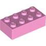 LEGO® DÍLY kostka 2x4 růžová(3001)