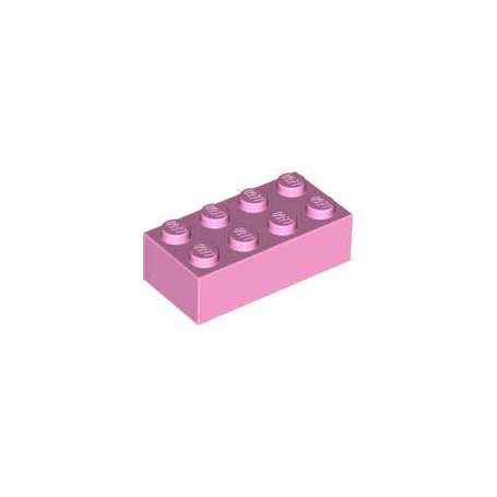 LEGO® DÍLY kostka 2x4 růžová(3001)