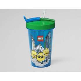 LEGO® ICONIC BOY Pohár s brčkem 500ml