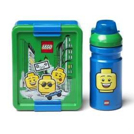 LEGO® ICONIC BOY Svačinový set - box a láhev
