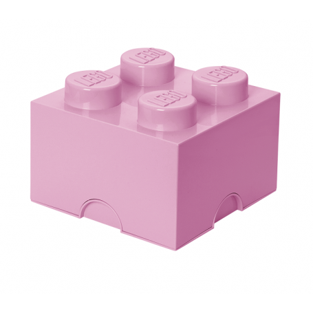 LEGO STORAGE BOX 4 Úložný box světle růžový