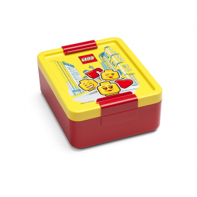 LEGO ICONIC GIRL box na svačinu žlutá/červená