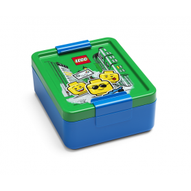 LEGO ICONIC BOY box na svačinu modrá/zelená