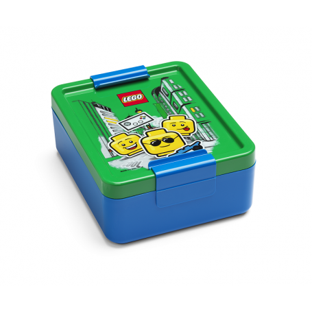 LEGO ICONIC BOY box na svačinu modrá/zelená