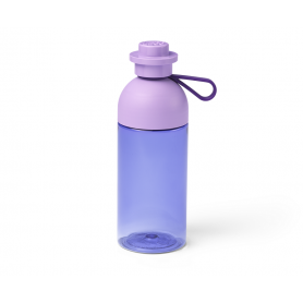 LEGO® ICONIC Láhev na pití 500 ml - transparentní fialová