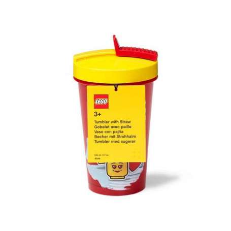 LEGO ICONIC GIRL Pohár s brčkem 500ml