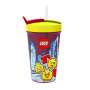 LEGO ICONIC GIRL Pohár s brčkem 500ml