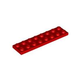 LEGO® CREATOR Podložka 2x8 červená (3034)