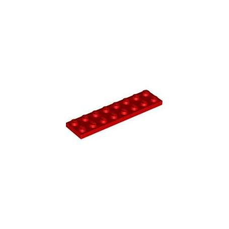 LEGO CREATOR Podložka na stavění 2x8 červená (3034)