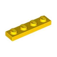 LEGO® CREATOR Podložka na stavění 1x4 žlutá (3710)