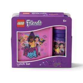 LEGO® FRIENDS Set Láhev na pití a svačinový box - fialová