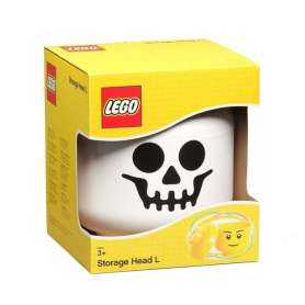 LEGO® STORAGE HEAD úložná hlava kostlivec velikost L