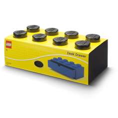 LEGO® STORAGE Stolní box 8 se zásuvkou černý