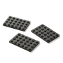 LEGO STORAGE organizér se třemi zásuvkami červený