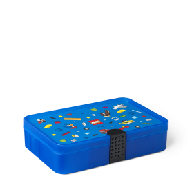 LEGO® ICONIC STORAGE BOX úložný box s přihrádkami - modrá