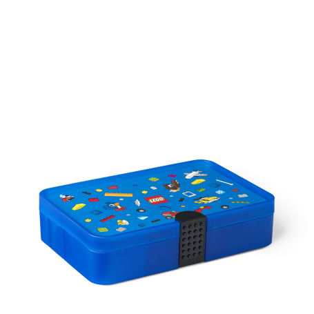 LEGO ICONIC STORAGE BOX úložný box s přihrádkami - modrá