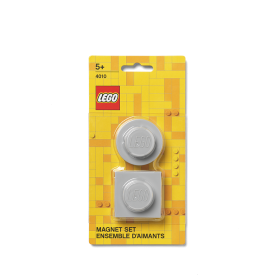 LEGO Magnetky set 2 ks šedá