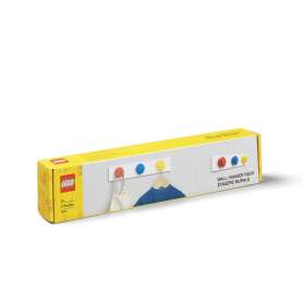 LEGO® Věšák na zeď - červená modrá žlutá