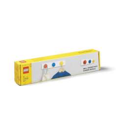 LEGO® Věšák na zeď - červená modrá žlutá