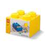 LEGO STORAGE BOX 4 Úložný box žlutý s šuplíky