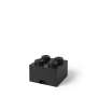 LEGO STORAGE BOX 4 Úložný box černý s šuplíky