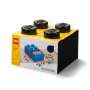 LEGO STORAGE BOX 4 Úložný box černý s šuplíky