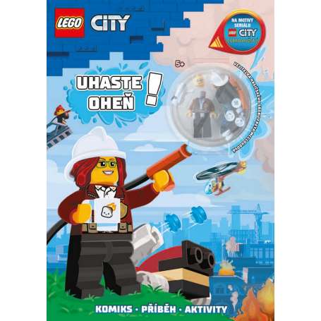 LEGO CITY Uhaste oheň! - aktivity kniha s figurkou